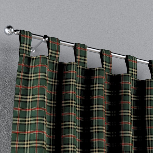 Tab top curtain