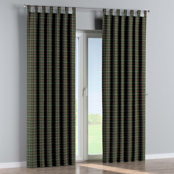 Tab top curtain