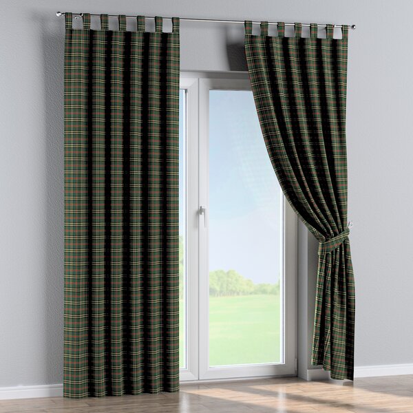 Tab top curtain