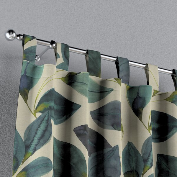 Tab top curtain