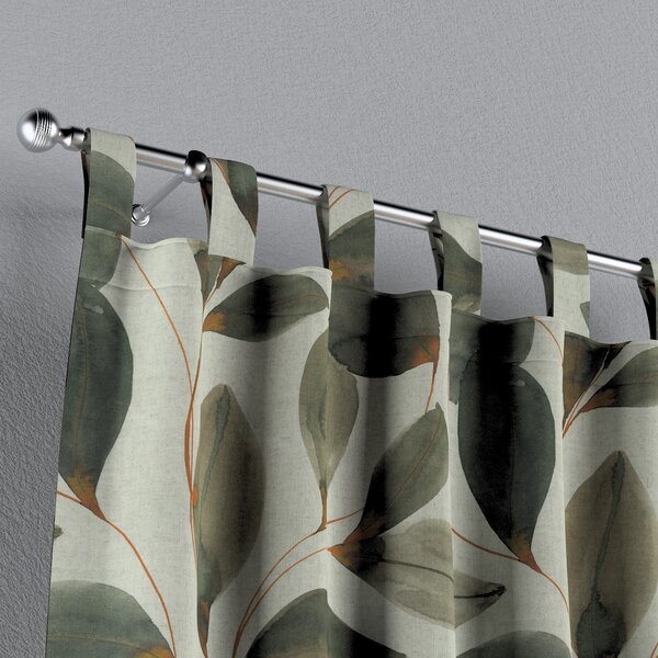 Tab top curtain