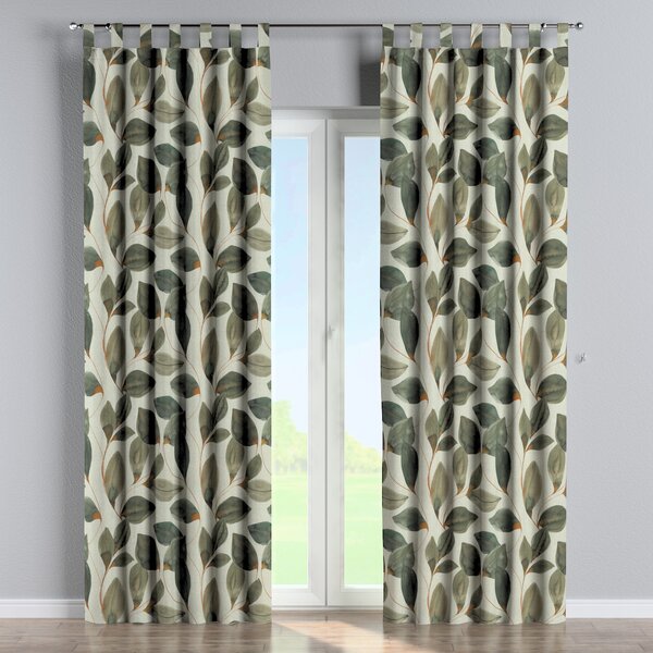 Tab top curtain