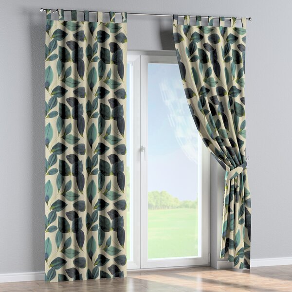 Tab top curtain