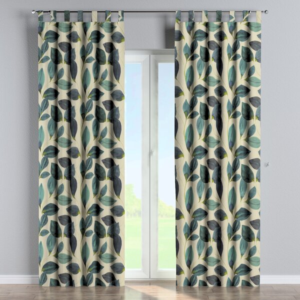 Tab top curtain
