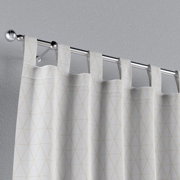 Tab top curtain