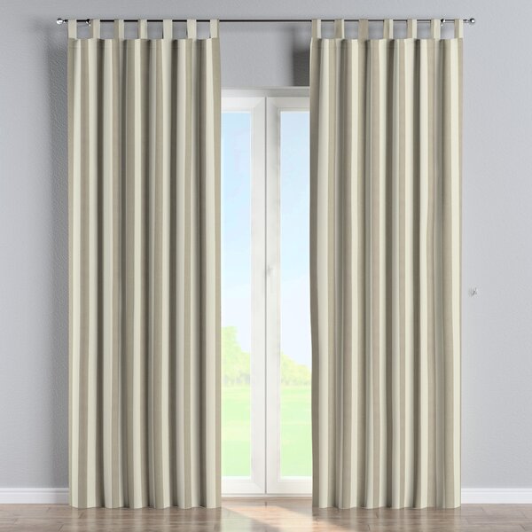 Tab top curtain