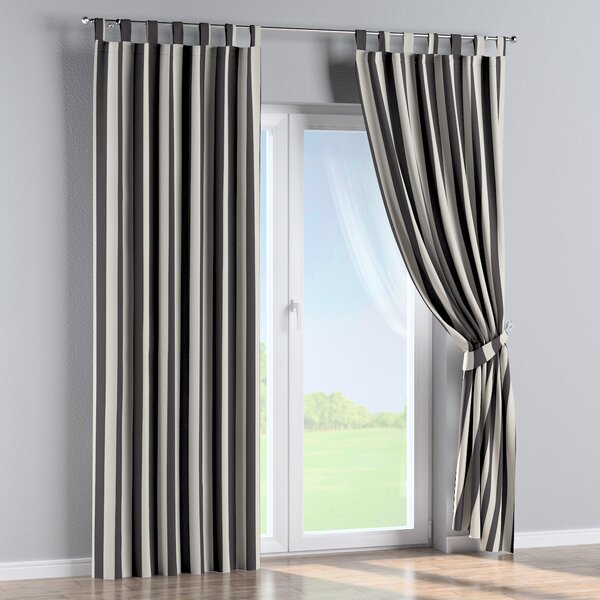 Tab top curtain