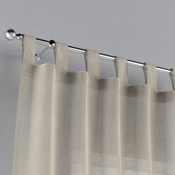 Tab top curtain
