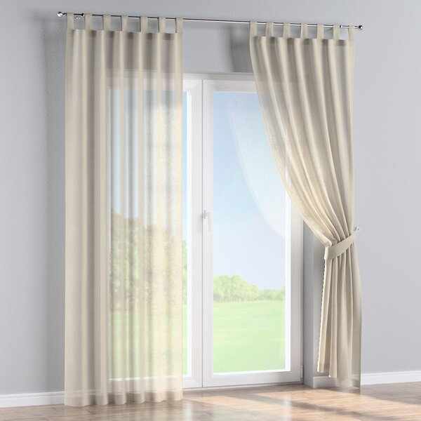 Tab top curtain