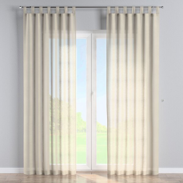 Tab top curtain
