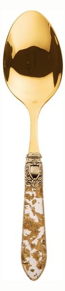 OXFORD GOLD VEGETABLE AND MEAT SERVING SPOON - Gold