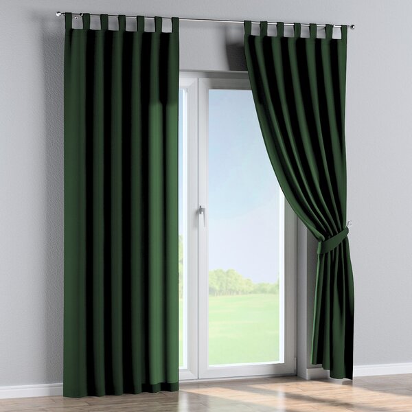 Tab top curtain