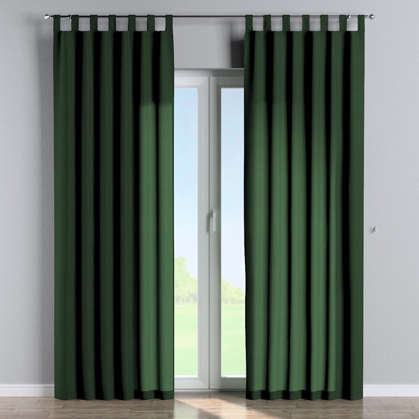 Tab top curtain