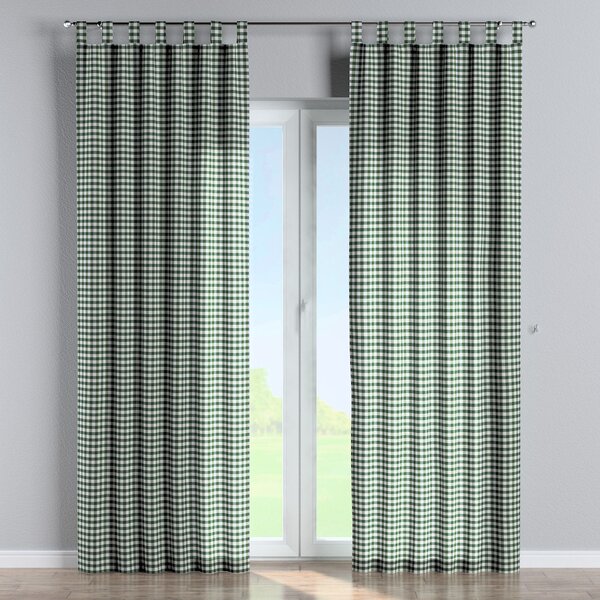 Tab top curtain