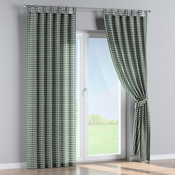 Tab top curtain