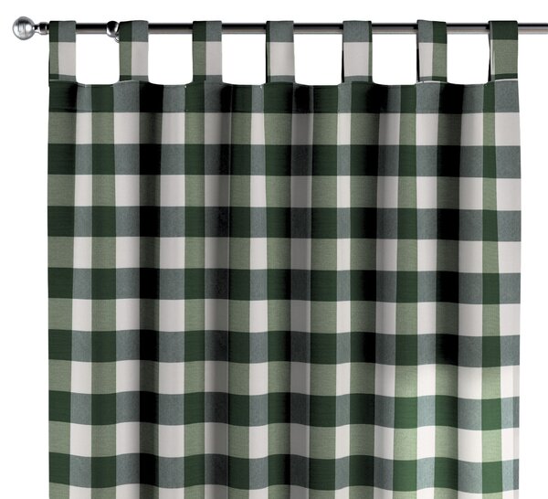 Tab top curtain