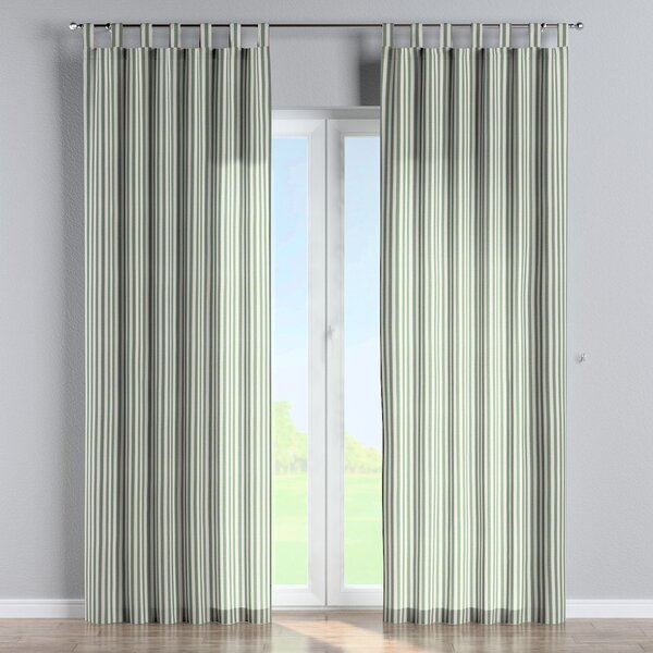 Tab top curtain