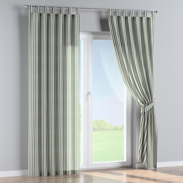 Tab top curtain