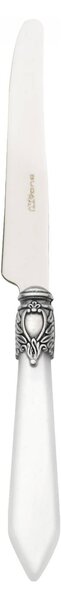 OXFORD OLD SILVER-PLATED RING 6 DESSERT KNIVES - White