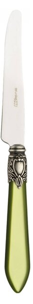 OXFORD OLD SILVER-PLATED RING 6 DESSERT KNIVES - Silky Green