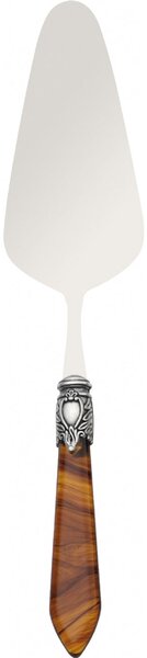 OXFORD OLD SILVER-PLATED RING CAKE SERVER - Tortoiseshell
