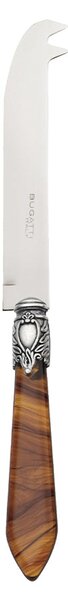 OXFORD OLD SILVER-PLATED RING CHEESE 2 POINTS "DEER" KNIFE - Tortoiseshell