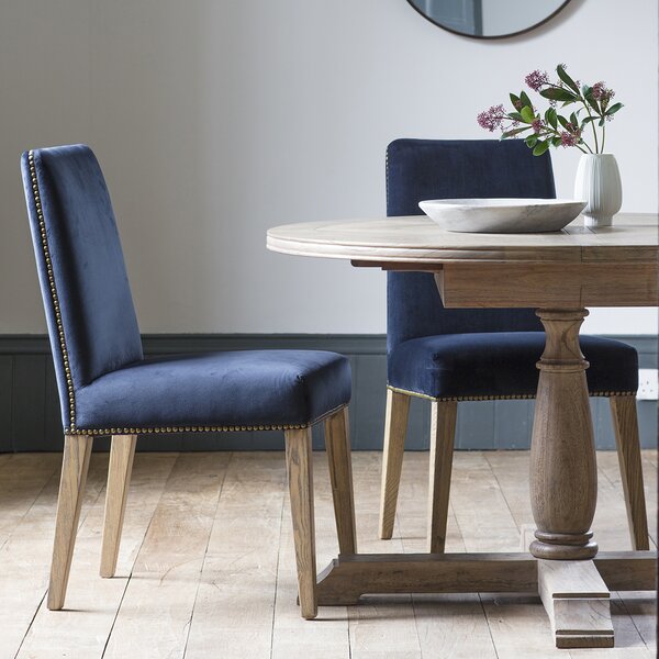 Mathew Velvet Dining Chair - Atlantic Blue (Set of 2)