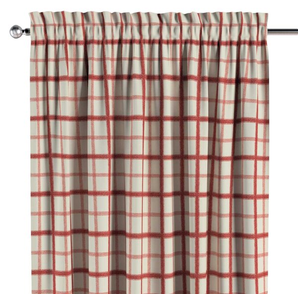 Slot and frill curtain