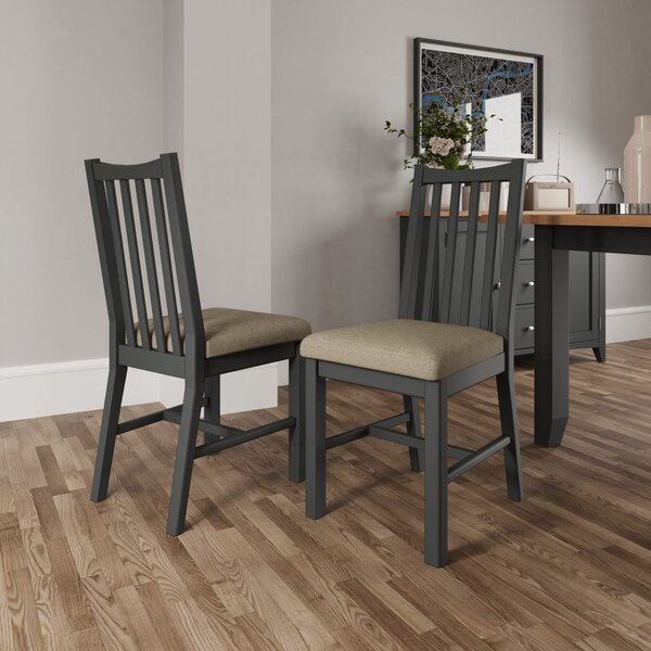 Galileo Dining Chairs - Grey (2 Pack)