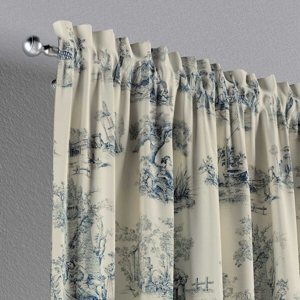 Slot and frill curtain