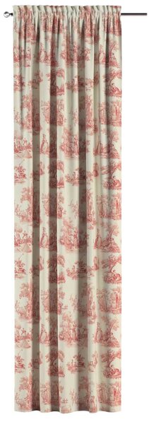 Slot and frill curtain