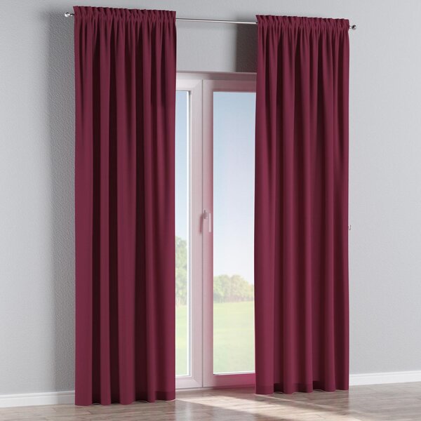 Slot and frill curtain