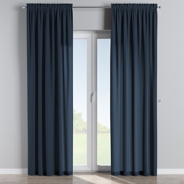 Slot and frill curtain