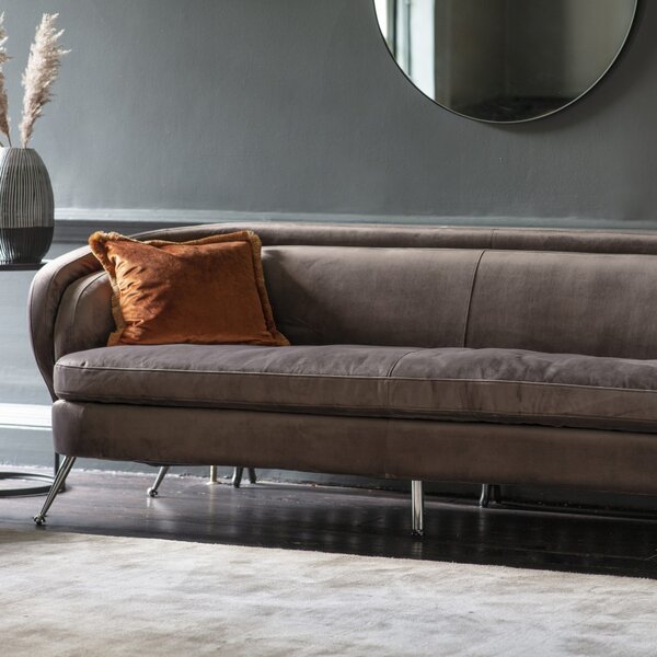 Desirea Fabric 3 Seater Sofa - Taupe