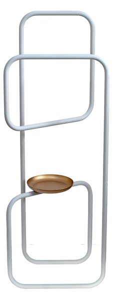 RULO VALET STAND - White & Gold
