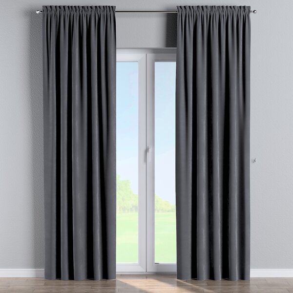 Slot and frill curtain