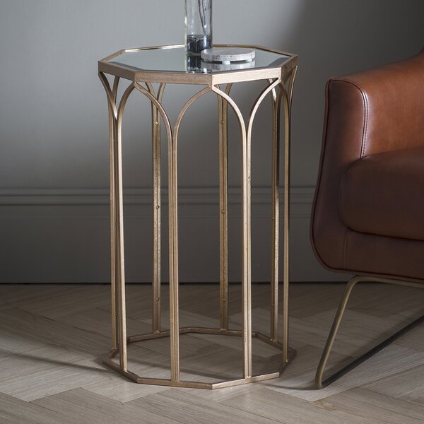 Archie Metal Side Table - Gold