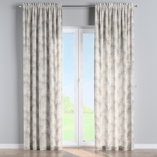 Slot and frill curtain