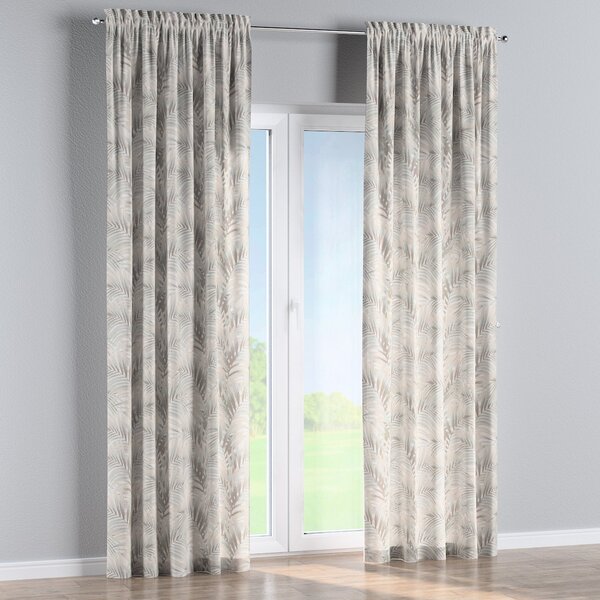 Slot and frill curtain