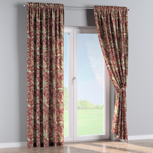 Slot and frill curtain