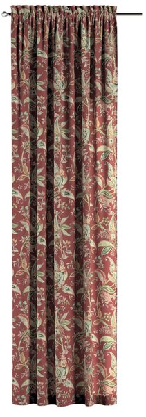 Slot and frill curtain