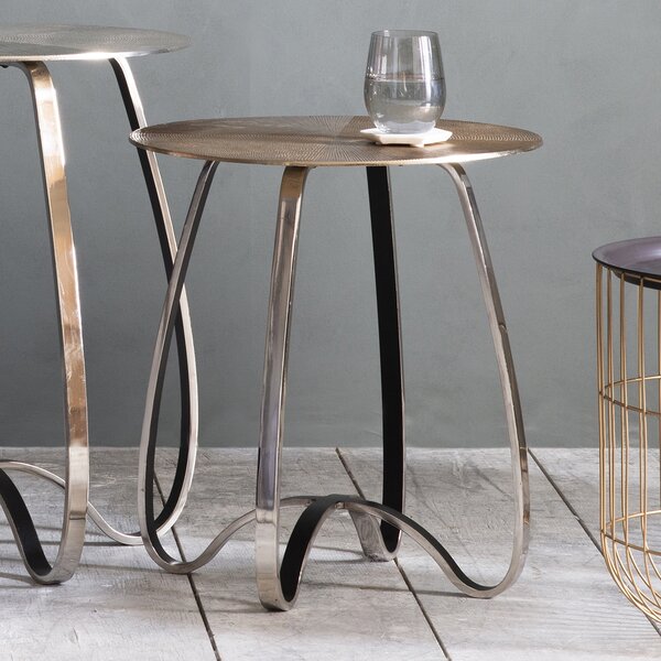 Monterey Metal Side Table - Gold