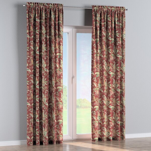 Slot and frill curtain