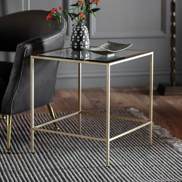 Robbie Metal Side Table - Champagne