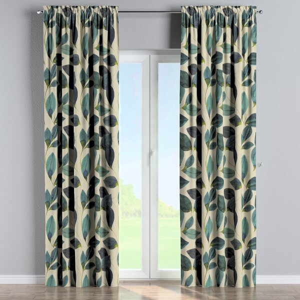 Slot and frill curtain