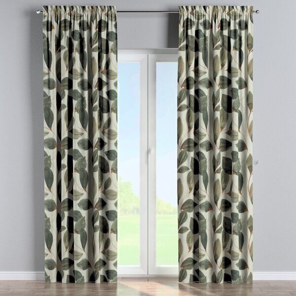 Slot and frill curtain