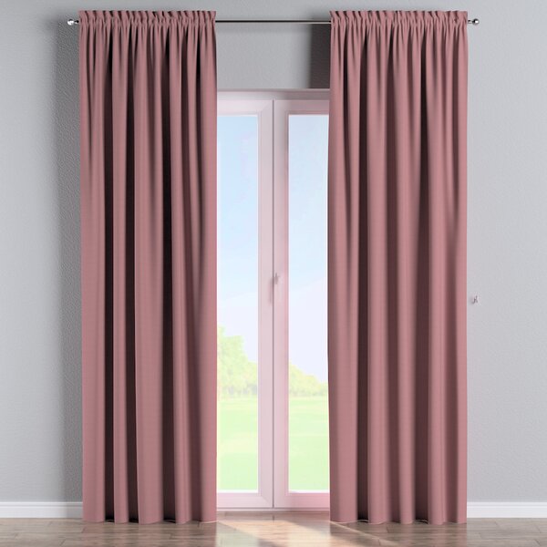 Slot and frill curtain