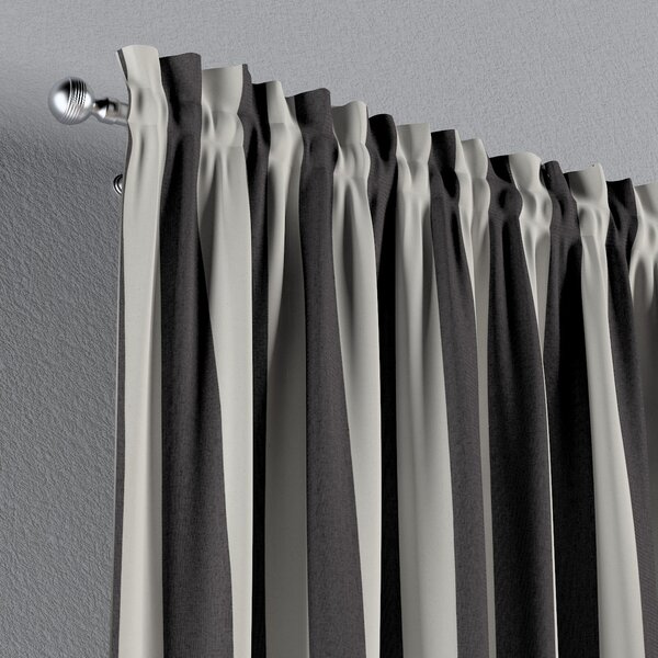 Slot and frill curtain