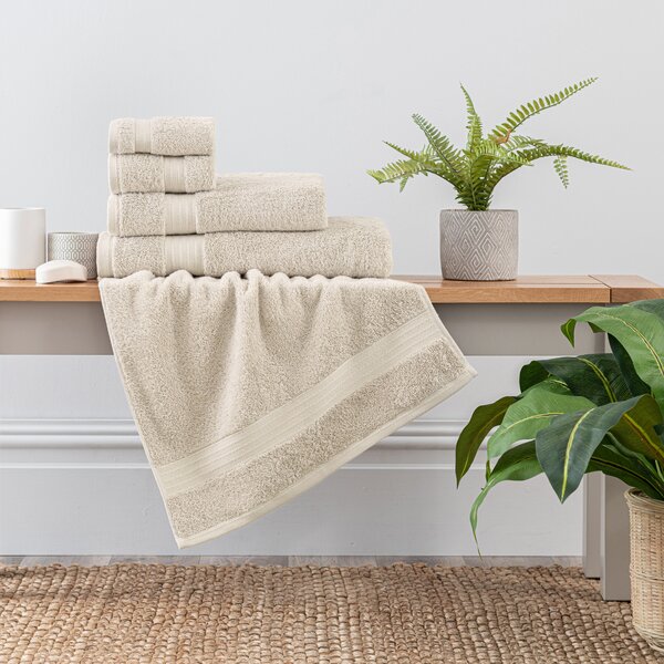 Unbleached Undyed Egyptian Cotton Towel Light Brown
