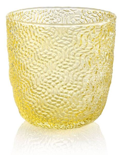 TRICOT SET OF 6 WATER GLASSES - Yellow
